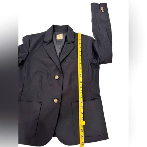 Gap The Academy Blazer Blue Size 6 Classic Academia Preppy more blue than photos - Picture 10 of 14